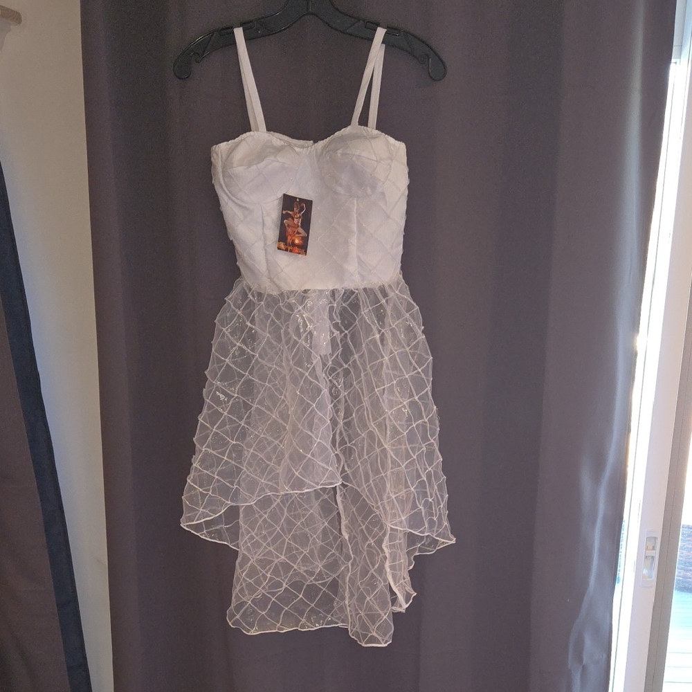 White Layered Strap